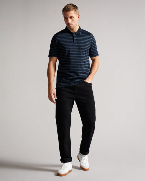 <P>Ss Logo Striped Polo</P>